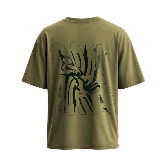 Be Autyst Goat Aura Olive T-Shirt