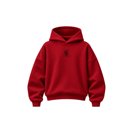 Be Autyts Goat Aura Red Hoodie