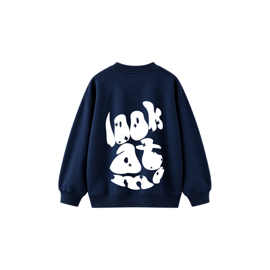 Be Autyts Main Character Navy Sweatshirt