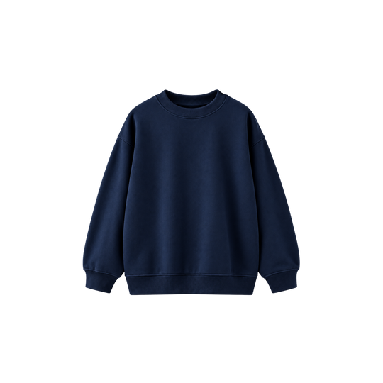 Be Autyts Main Character Navy Sweatshirt