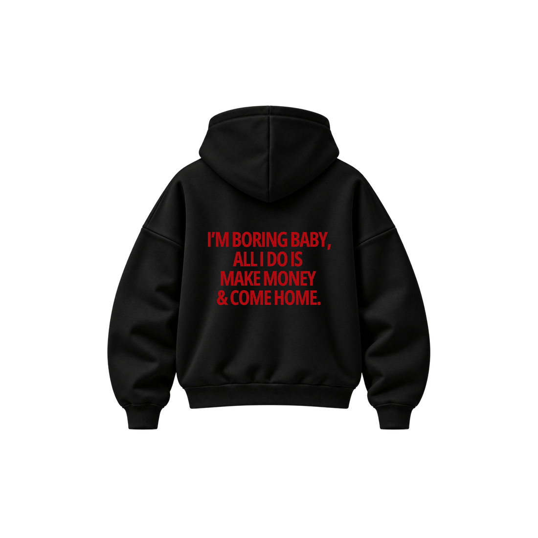 Be Autyts Money Mindset Black Hoodie