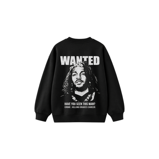 Be Autyts Most Wanted Black Sweatshirt