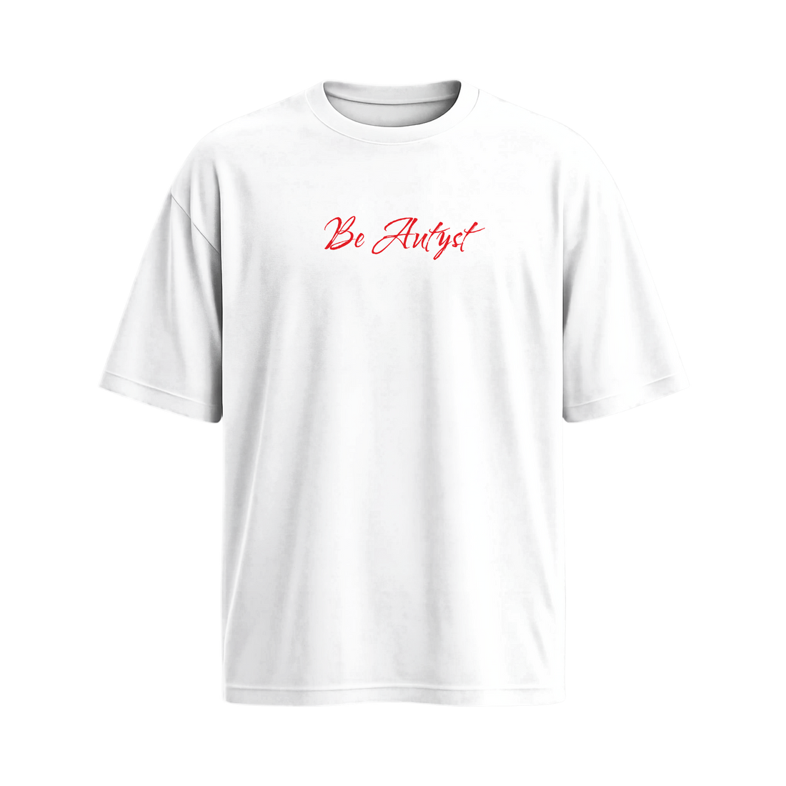 Be Autyst Ruby Lips White T-Shirt