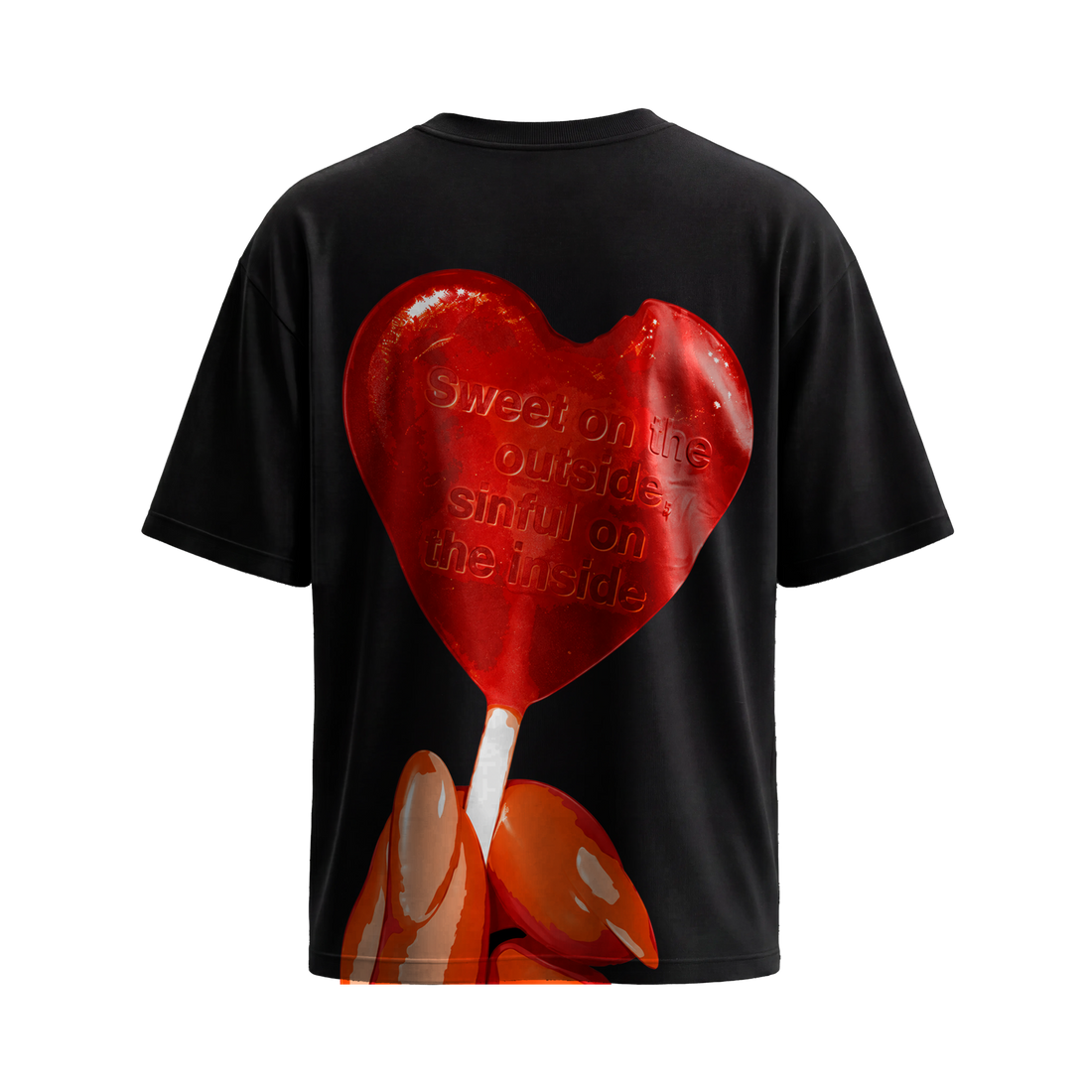 Be Autyst Sinful Sweet Black T-Shirt