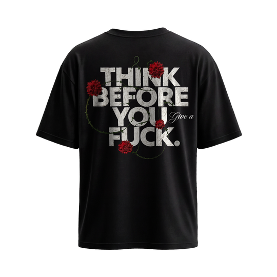 Be Autyst Think Twice Black T-Shirt