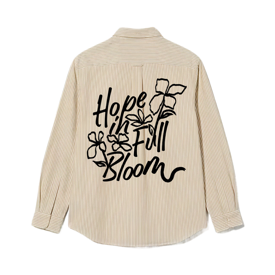 Bloom Be Autyst Yellow Stripe Shirt