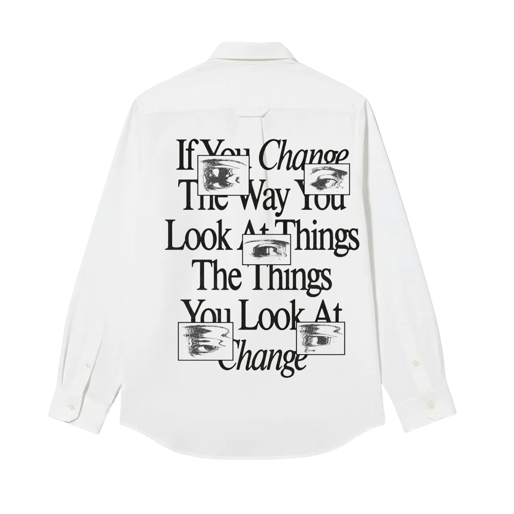 Change Be Autyst White Shirt
