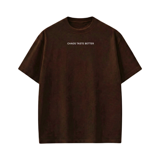 Chaos Be Autyst Brown T-Shirt Back