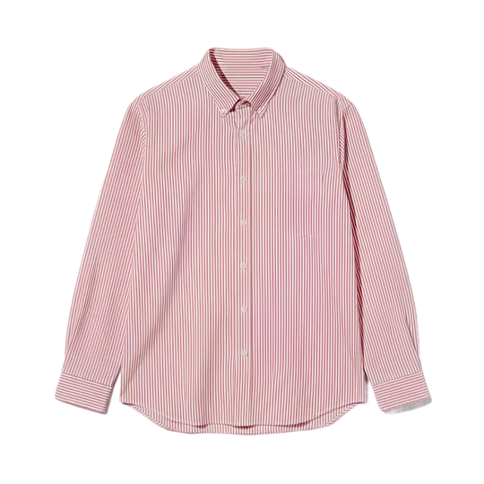 Caffeine Be Autyst Pink Striped Shirt