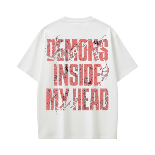 Demons Be Autyst White T-Shirt