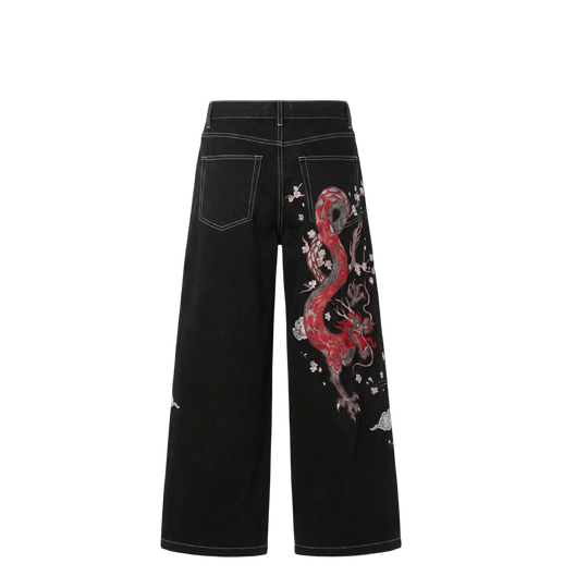 Dragon Strike Be Autyst Black Contrast Denim