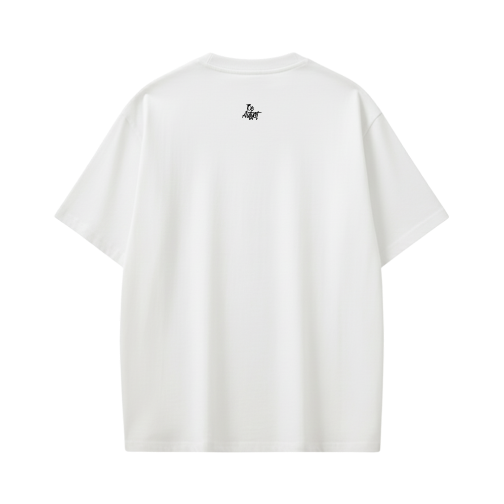 FACES BE AUTYST WHITE T-SHIRT