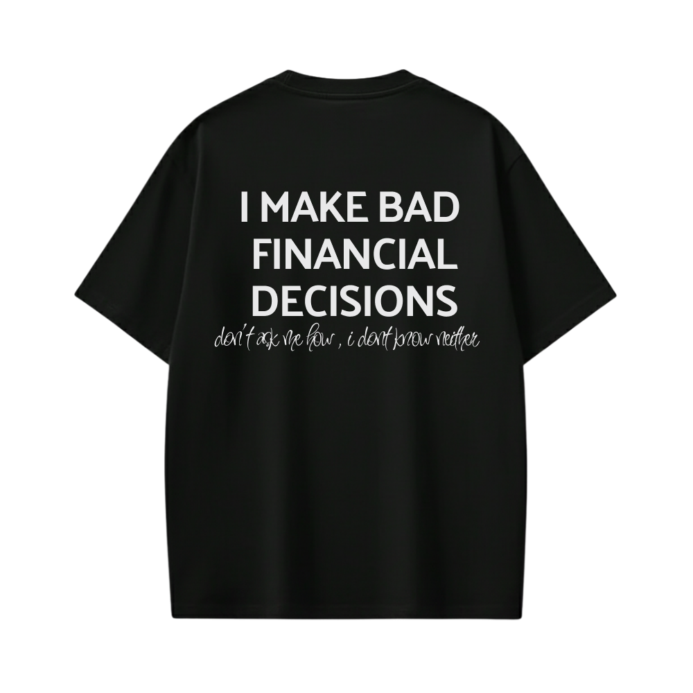 FINANCIAL BE AUTYST BLACK T-SHIRT