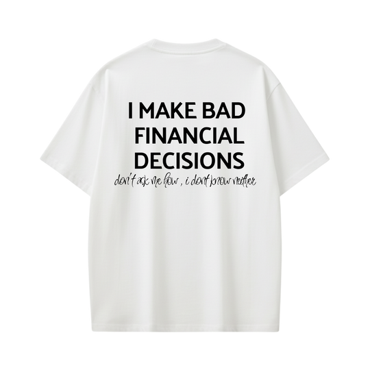 Financial Be Autyst White T-Shirt
