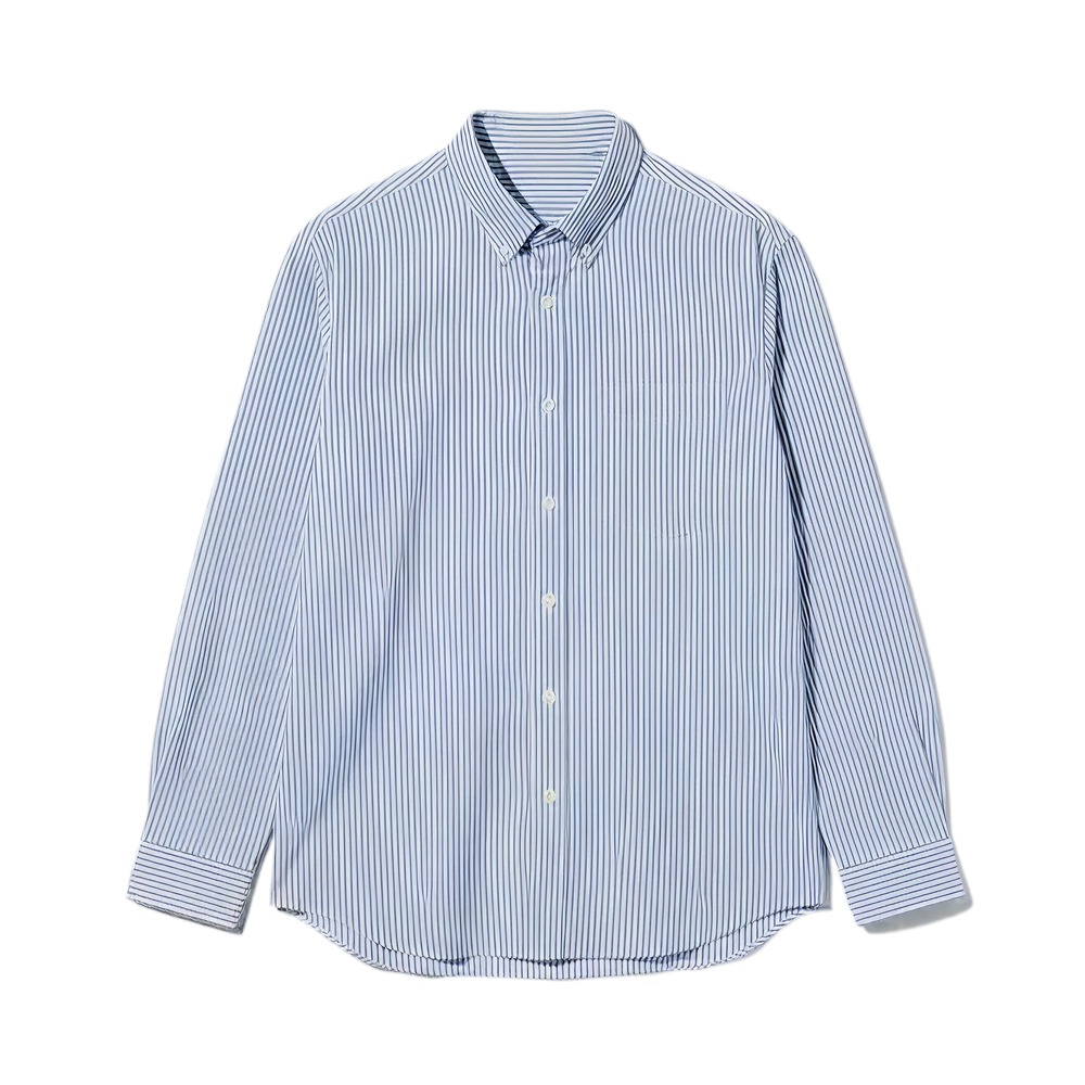 Fire Be Autyst Blue Striped Shirt