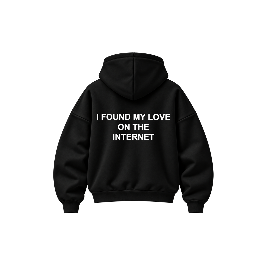 Be Autsyt Internet Love Black Hoodie