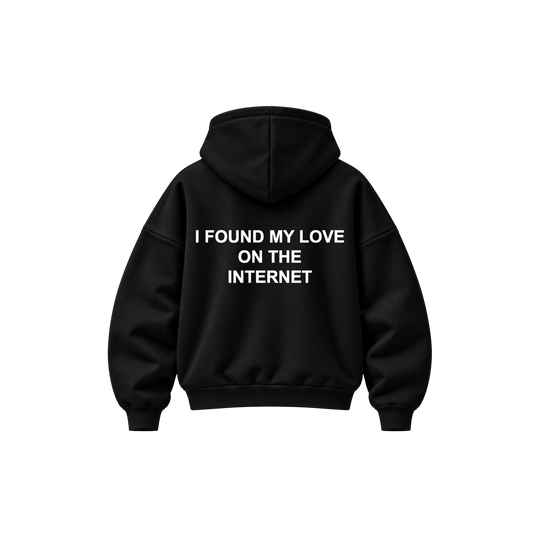 Be Autsyt Internet Love Black Hoodie