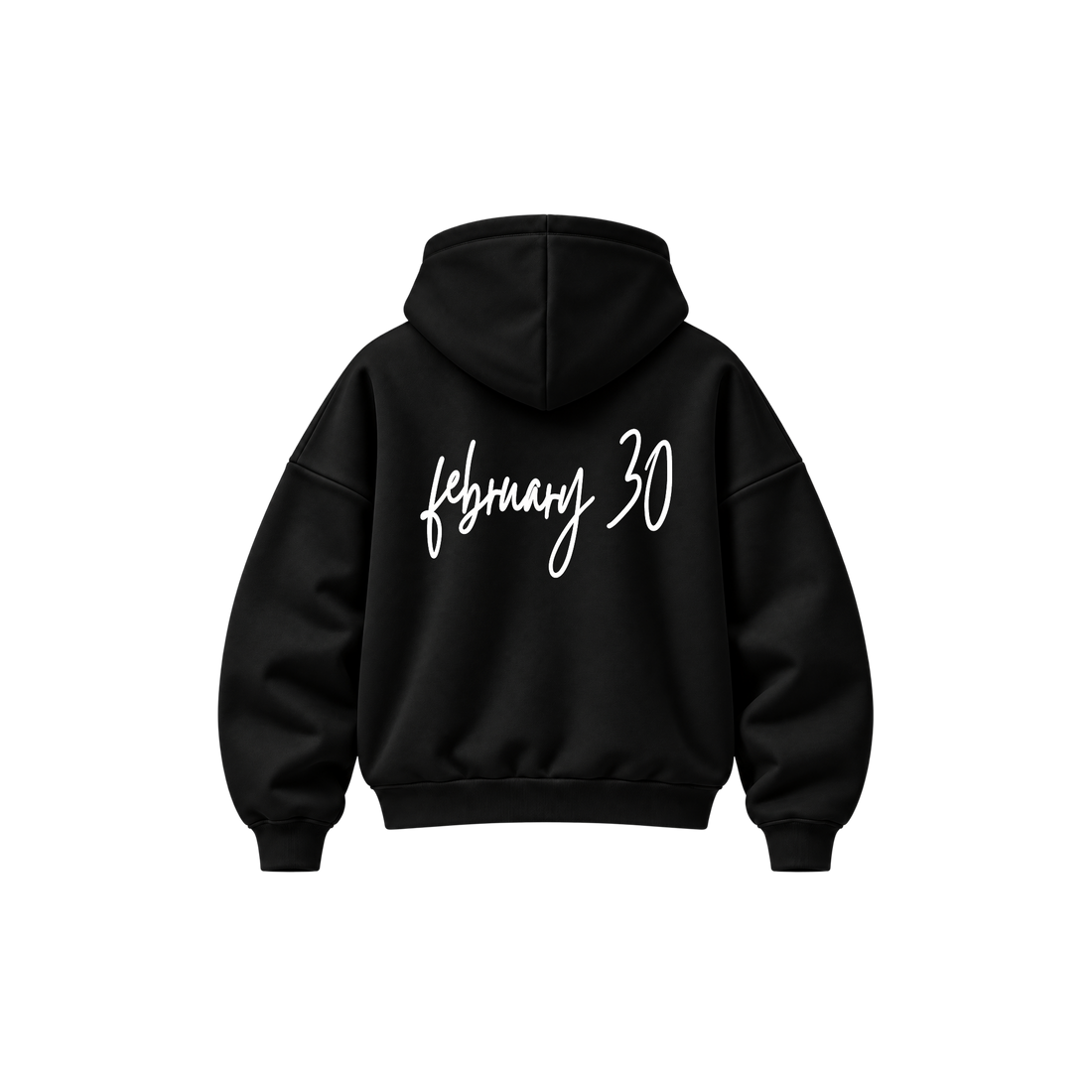 Be Autyst Feb 30 Black Hoodie