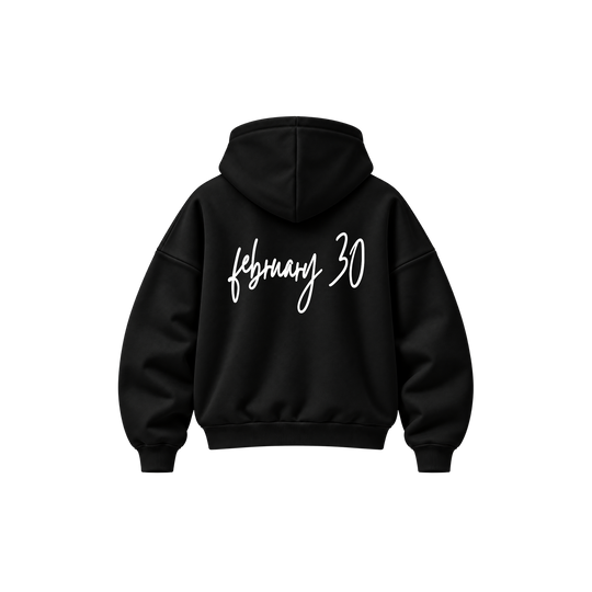 Be Autyst Feb 30 Black Hoodie