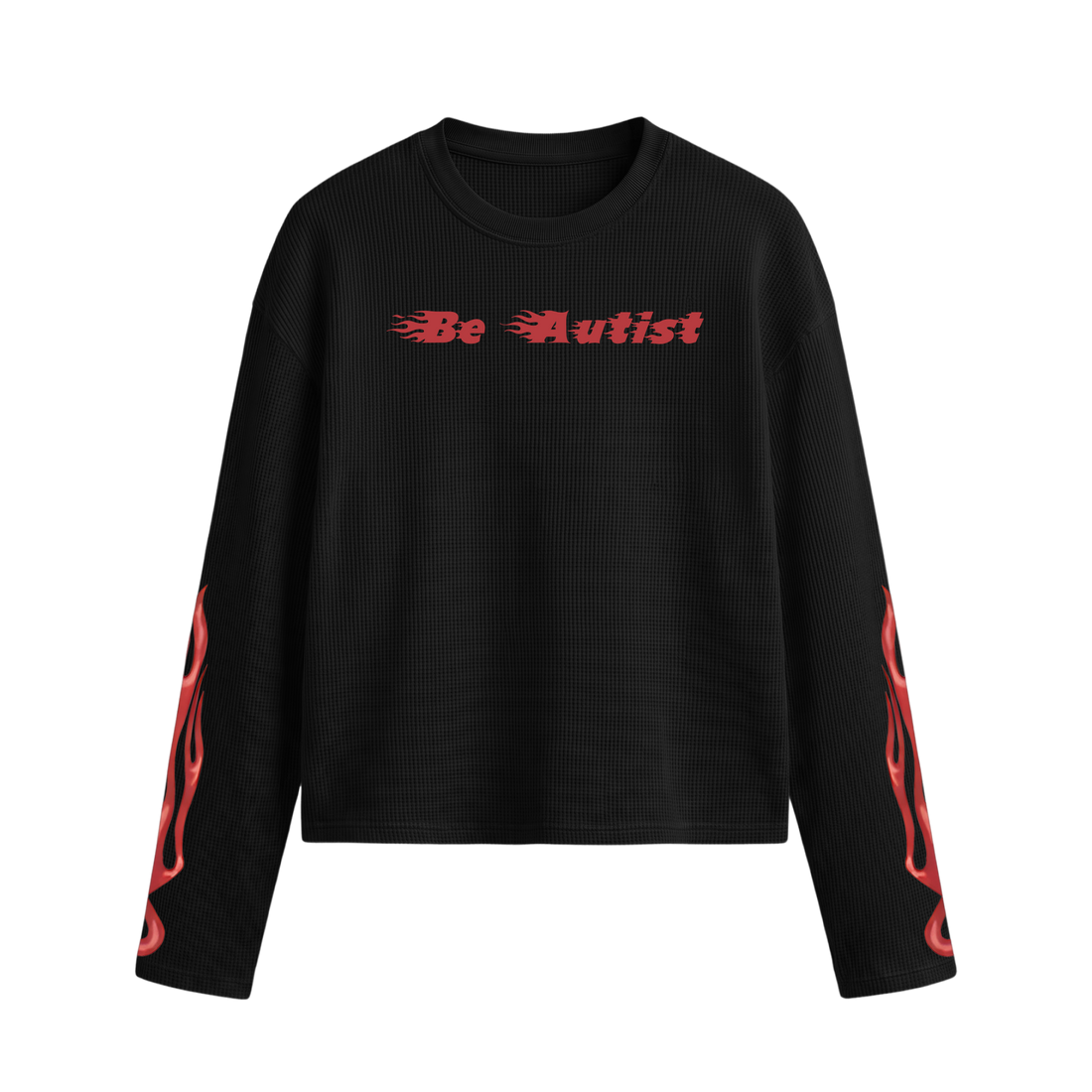 Fuel The Fire Be Autyst Black Waffle T-shirt