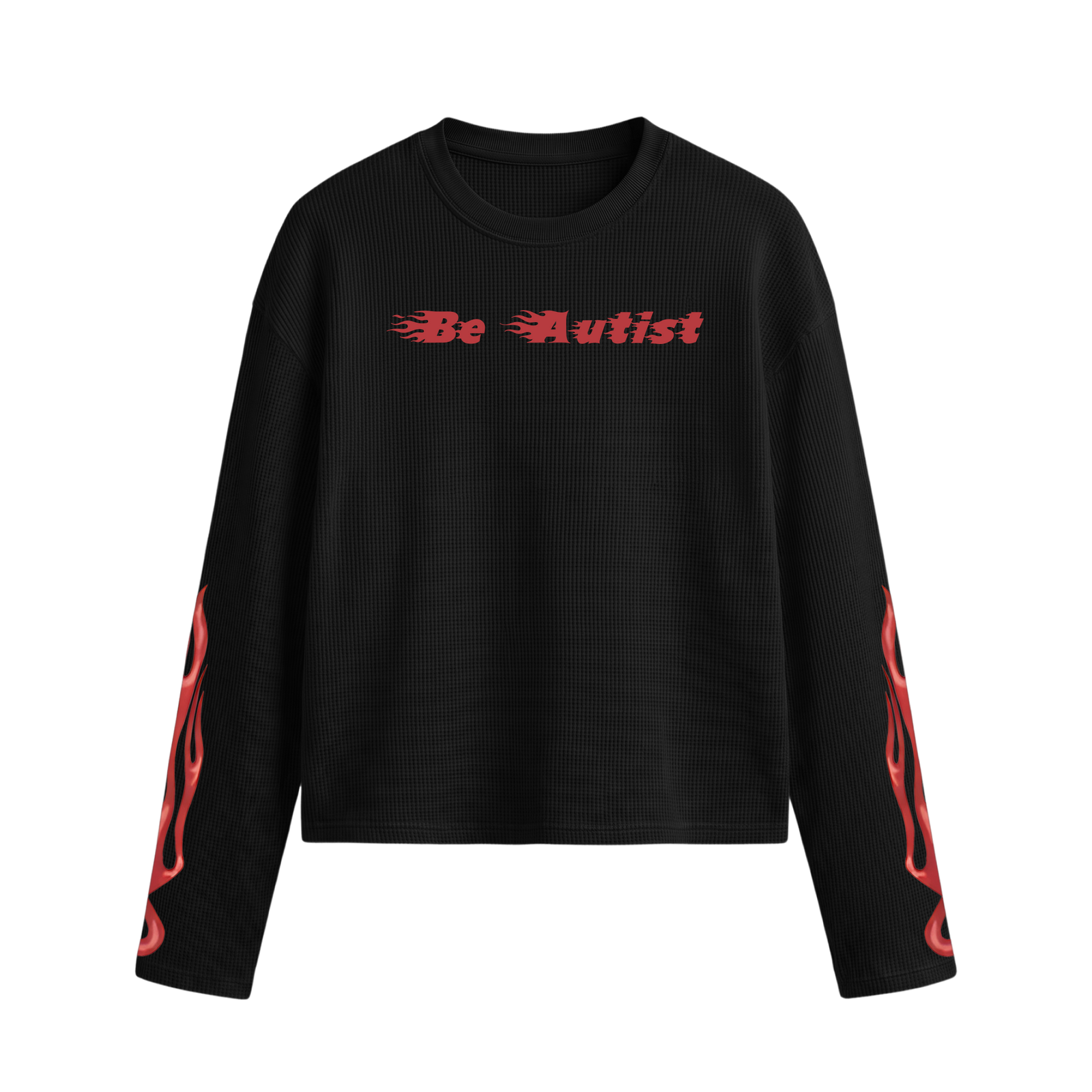 Fuel The Fire Be Autyst Black Waffle T-shirt