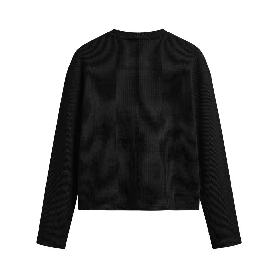 Glacier Boy Black Waffle T-shirt