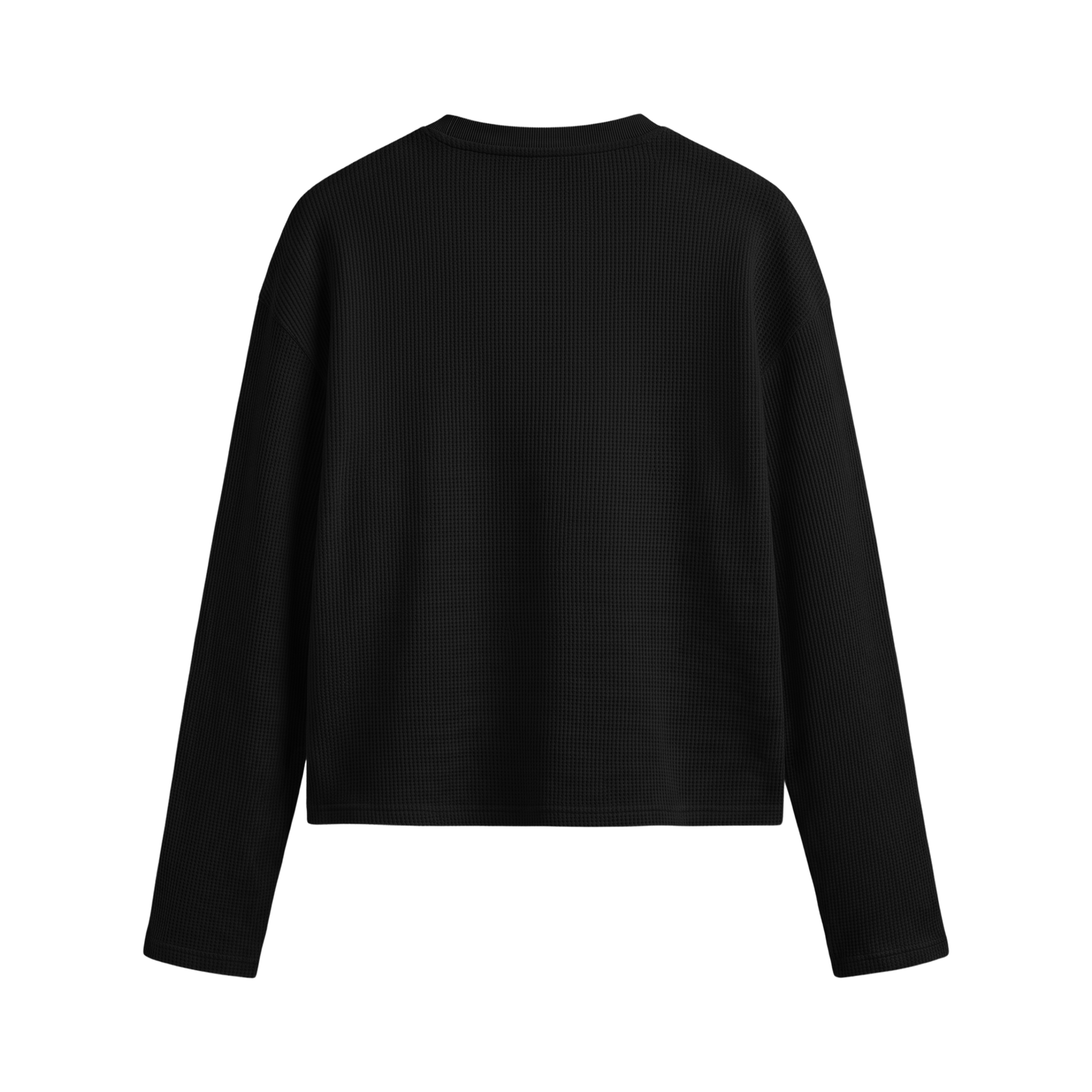 Glacier Boy Black Waffle T-shirt