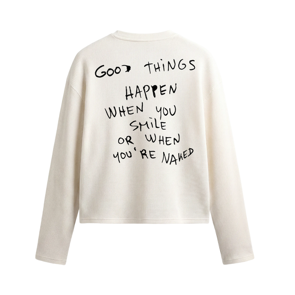 Good Things Off White Waffle T-shirt
