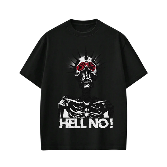 Hell No Be Autyst Black T-Shirt