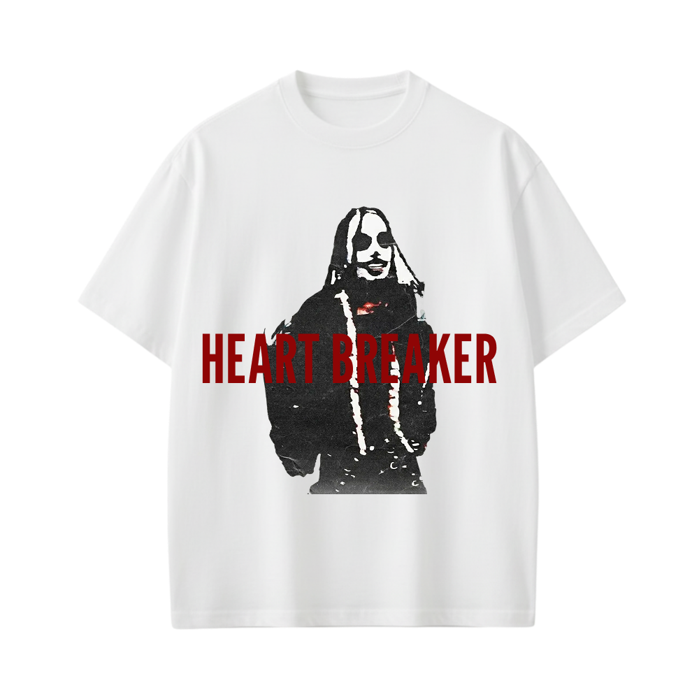 Heart Breaker Be Autyst White T-Shirt