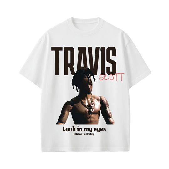 Look In My Eyes Be Autyst White T-Shirt