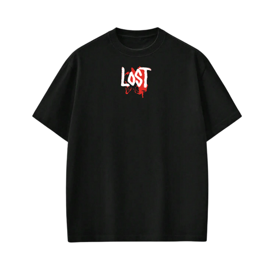 Lost Be Autyst Black T-Shirt