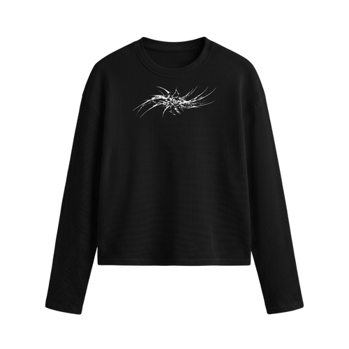 Obsidian Web Black Waffle T-shirt