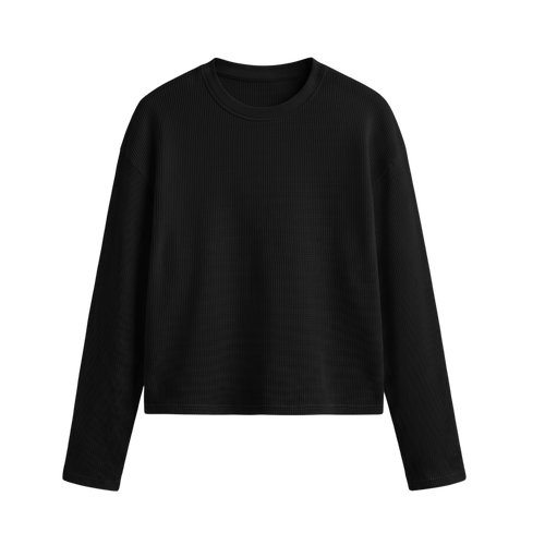 Inferno Cross Black Waffle T-shirt