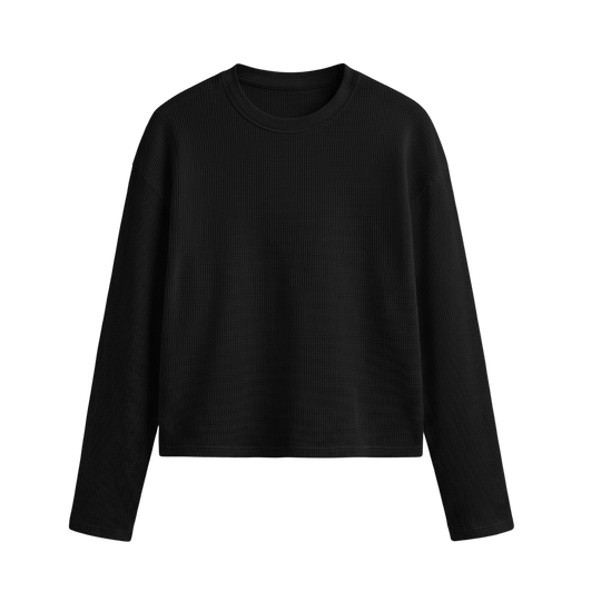Inferno Cross Black Waffle T-shirt