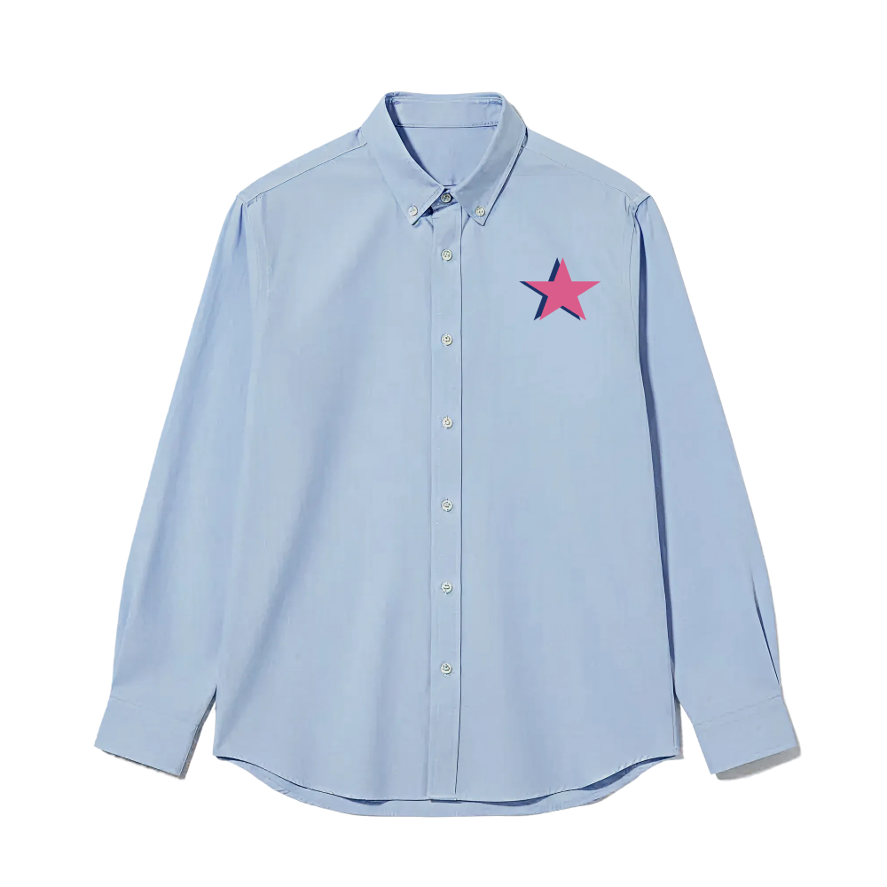 MIND SET BE AUYTST ICE BLUE SHIRT