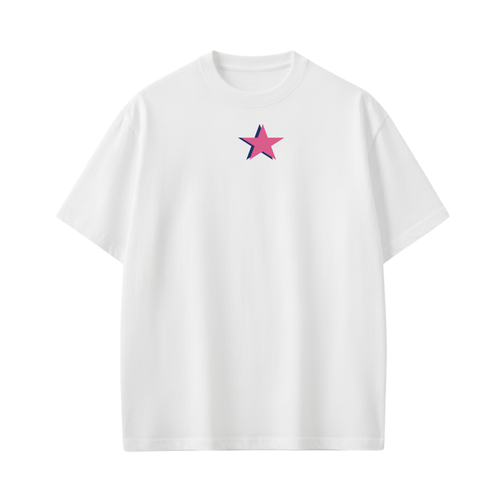 MIND SET  BE AUYTST WHITE T-SHIRT