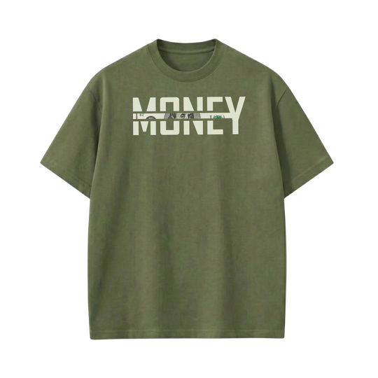 Money Be Autyst Green T-Shirt