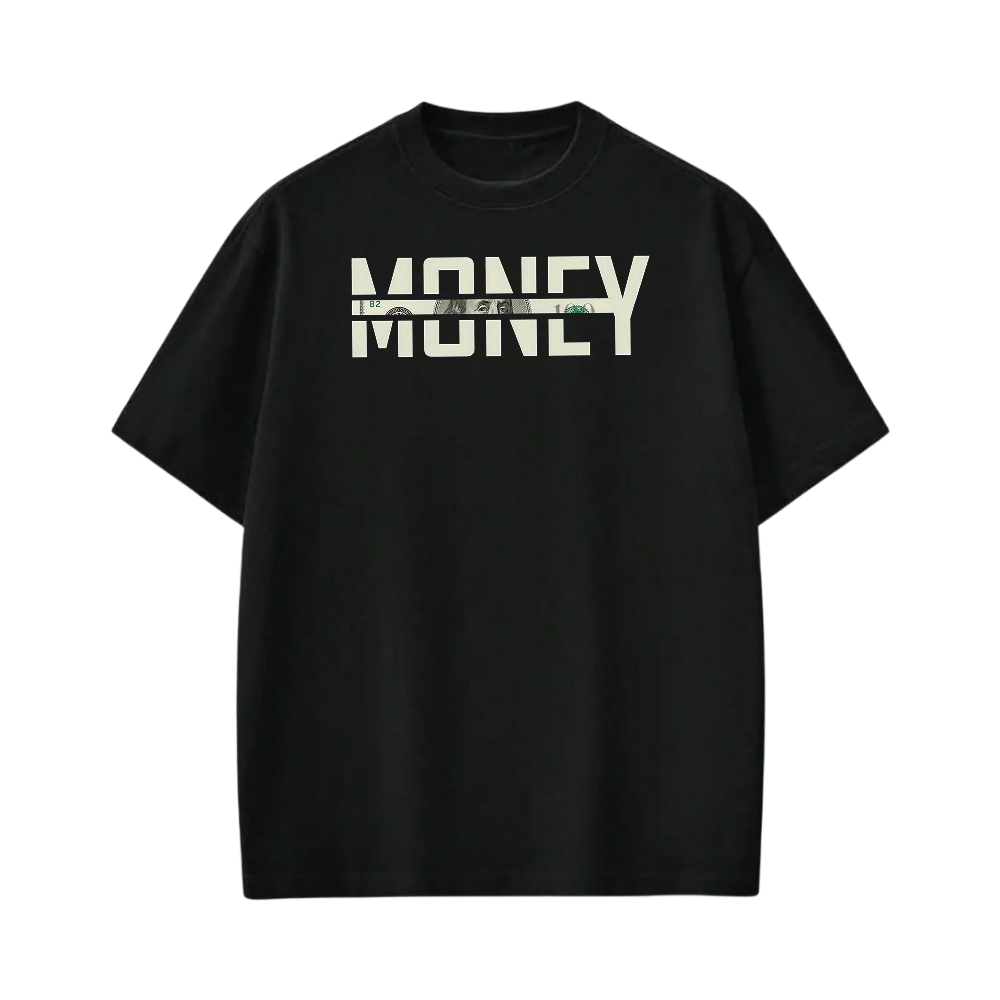 MONEY BE AUTYST BLACK T-SHIRT