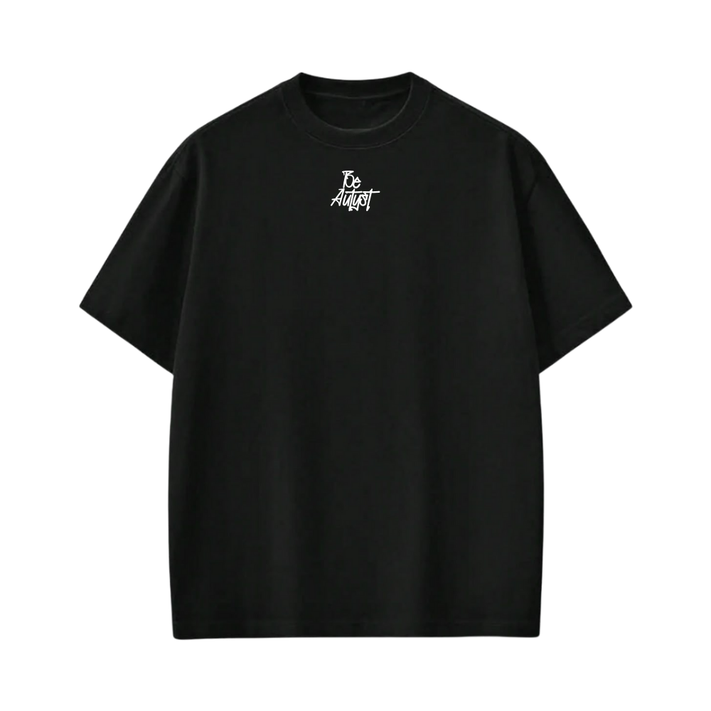 MONEY CAN BUY HAPPINESS BE AUTYST BLACK T-SHIRT