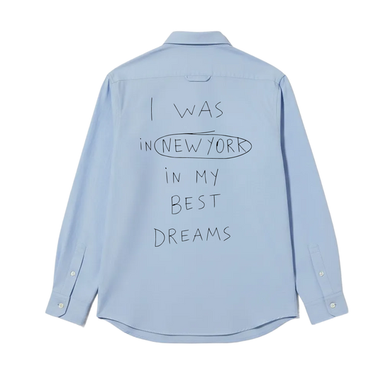 Newyork Be Autyst Ice Blue Shirt