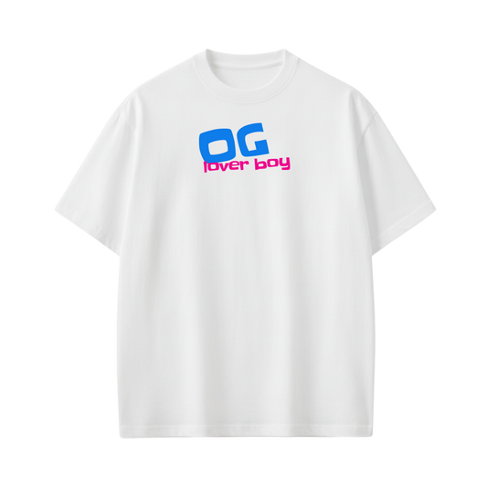 OG LOVER BOY BE AUTYST WHITE T-SHIRT