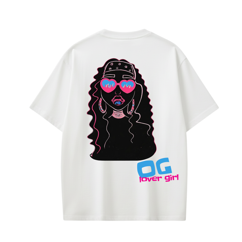 OG LOVER GIRL WHITE T-SHIRT