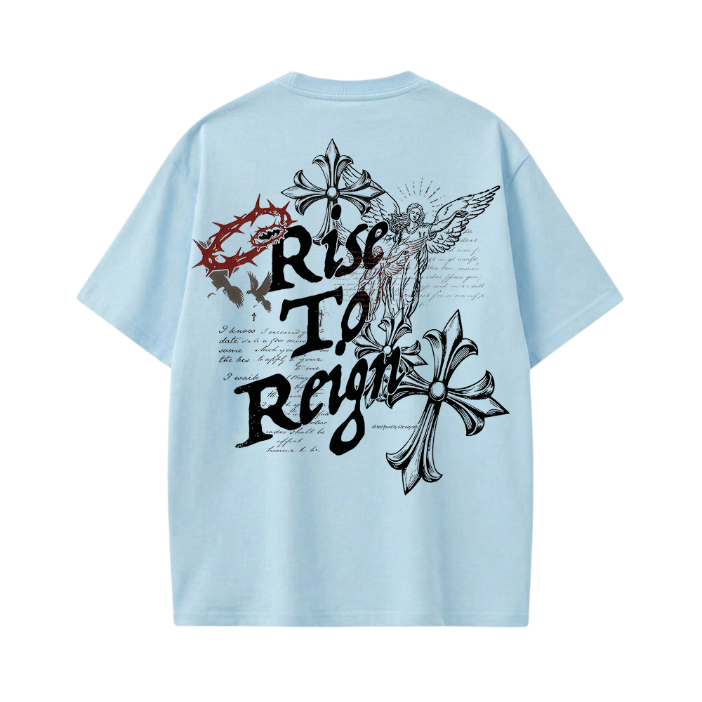 RISE BE AUTYST ICE BLUE T-SHIRT