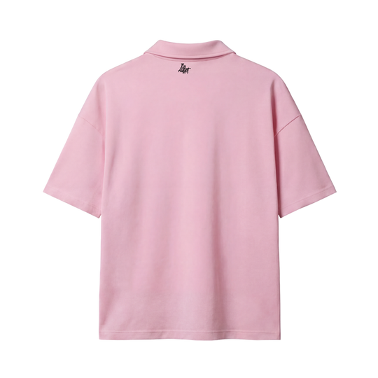 Racing Be Autyst Quarter Zip Pink T-Shirt