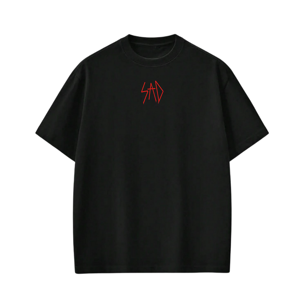 Sad Be Autyst Black T-Shirt