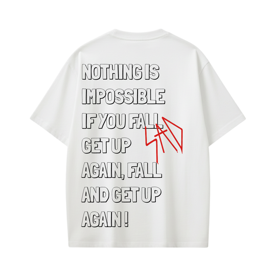 Sad Be Autyst White T-Shirt