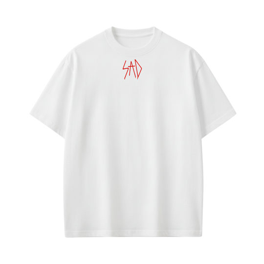 Sad Be Autyst White T-Shirt