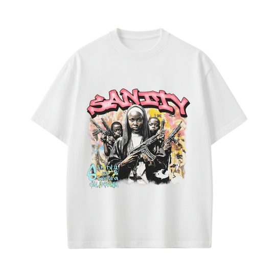 Sanity Be Autyst White T-Shirt