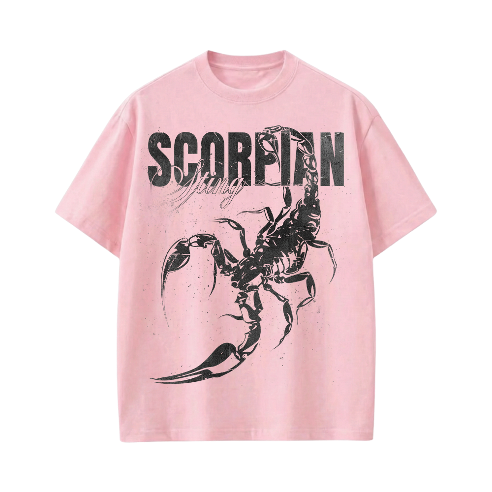 SCORPIAN  BE AUYTST PINK T-SHIRT